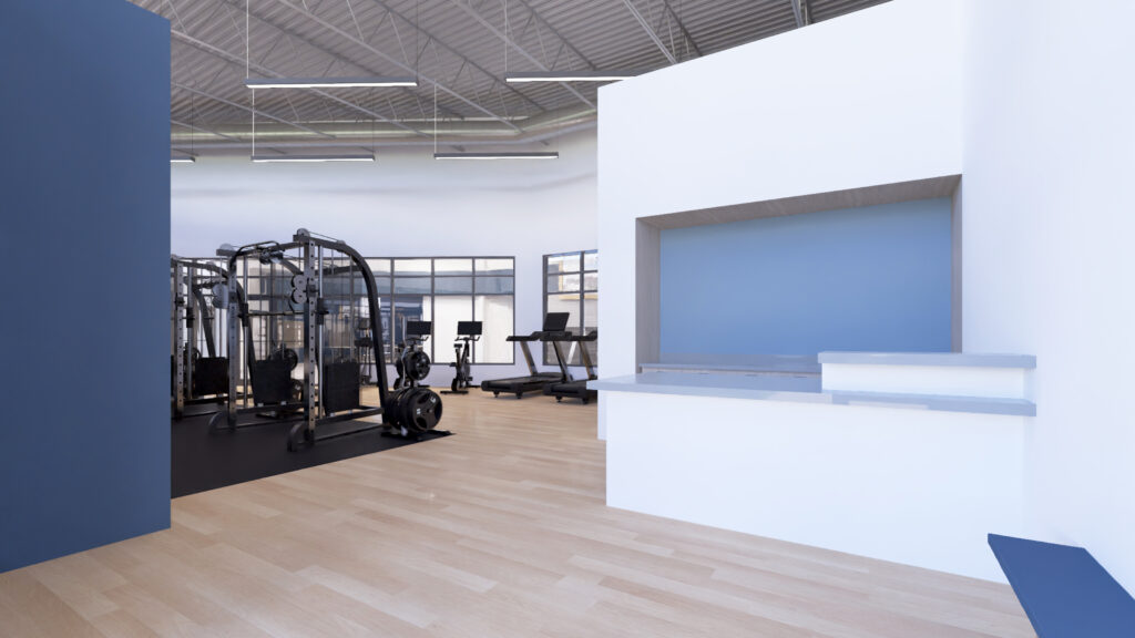 Entry to Fitness Center